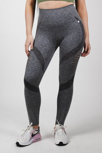 MELANGE BUBBLE MOTION SEAMLESS LEGGING