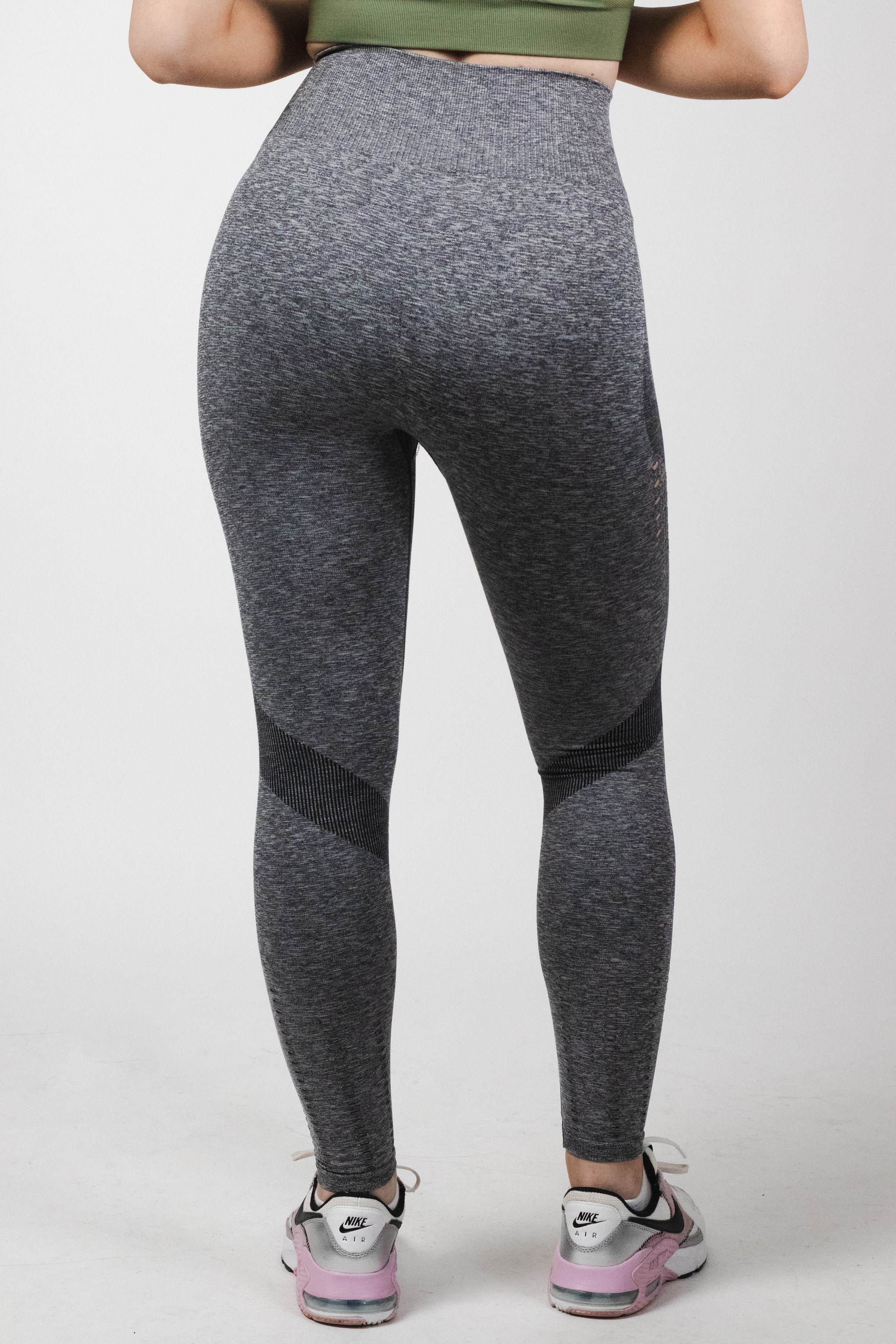 MELANGE BUBBLE MOTION SEAMLESS LEGGING