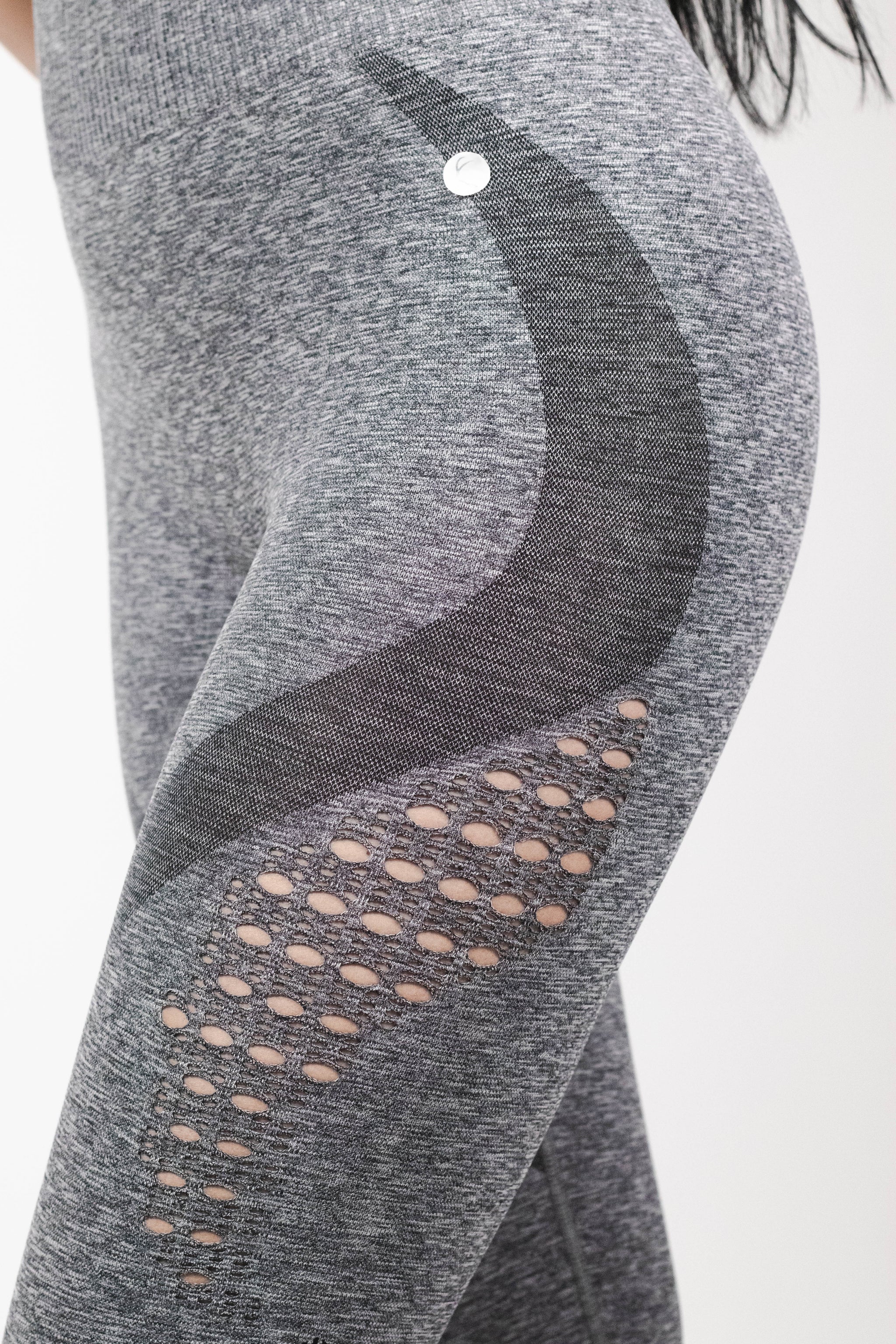 MELANGE BUBBLE MOTION SEAMLESS LEGGING
