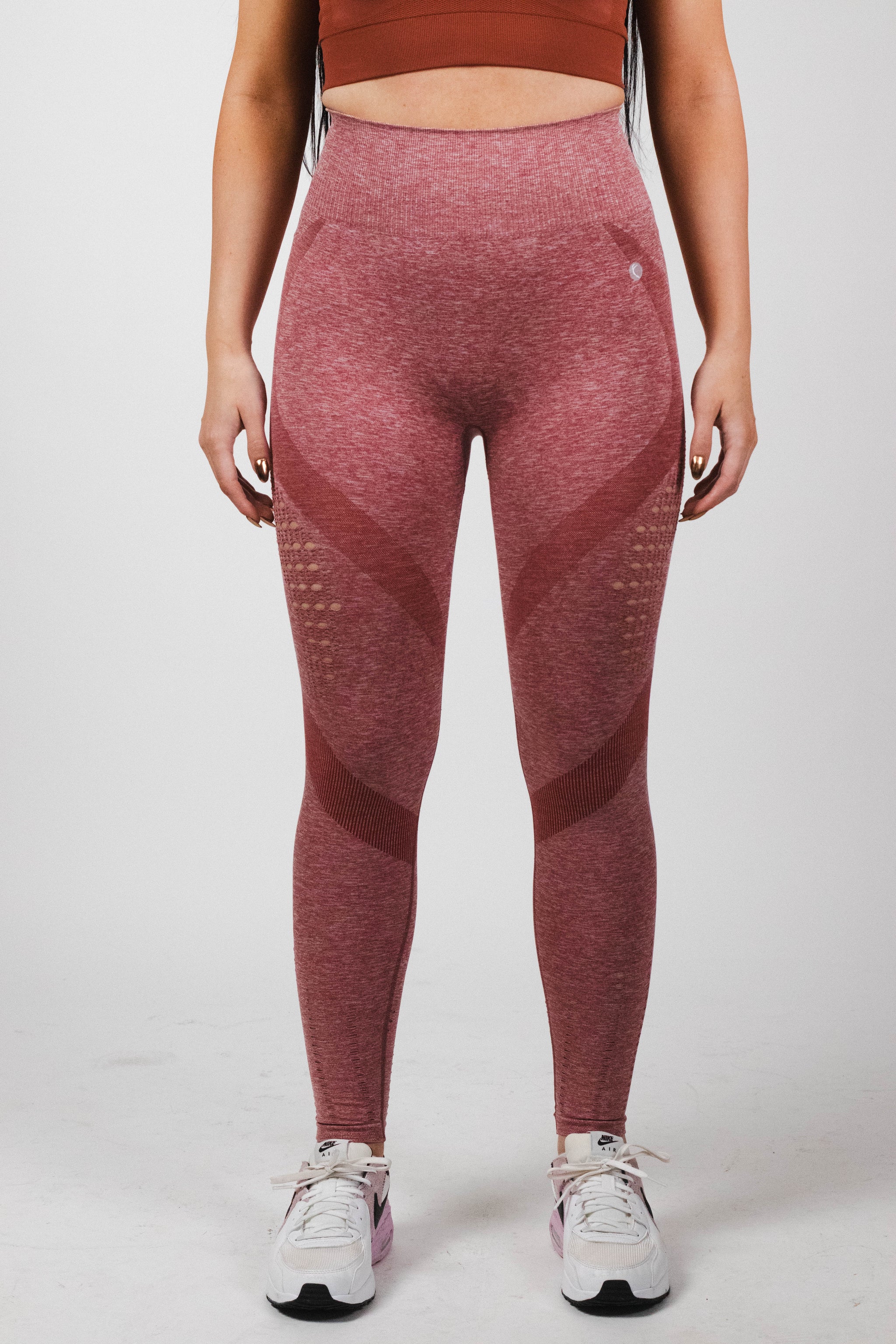 MELANGE BUBBLE MOTION SEAMLESS LEGGING