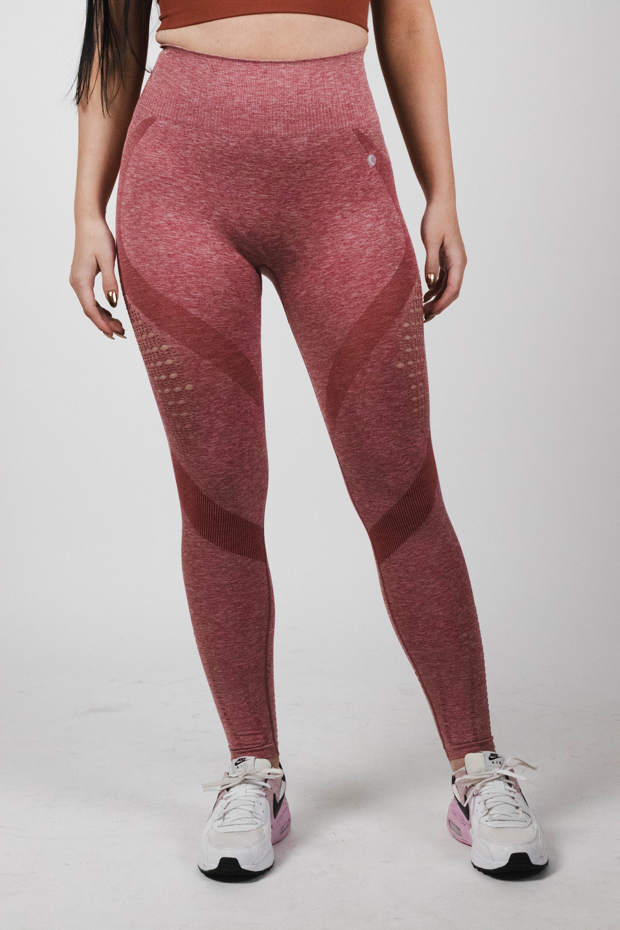 MELANGE BUBBLE MOTION SEAMLESS LEGGING