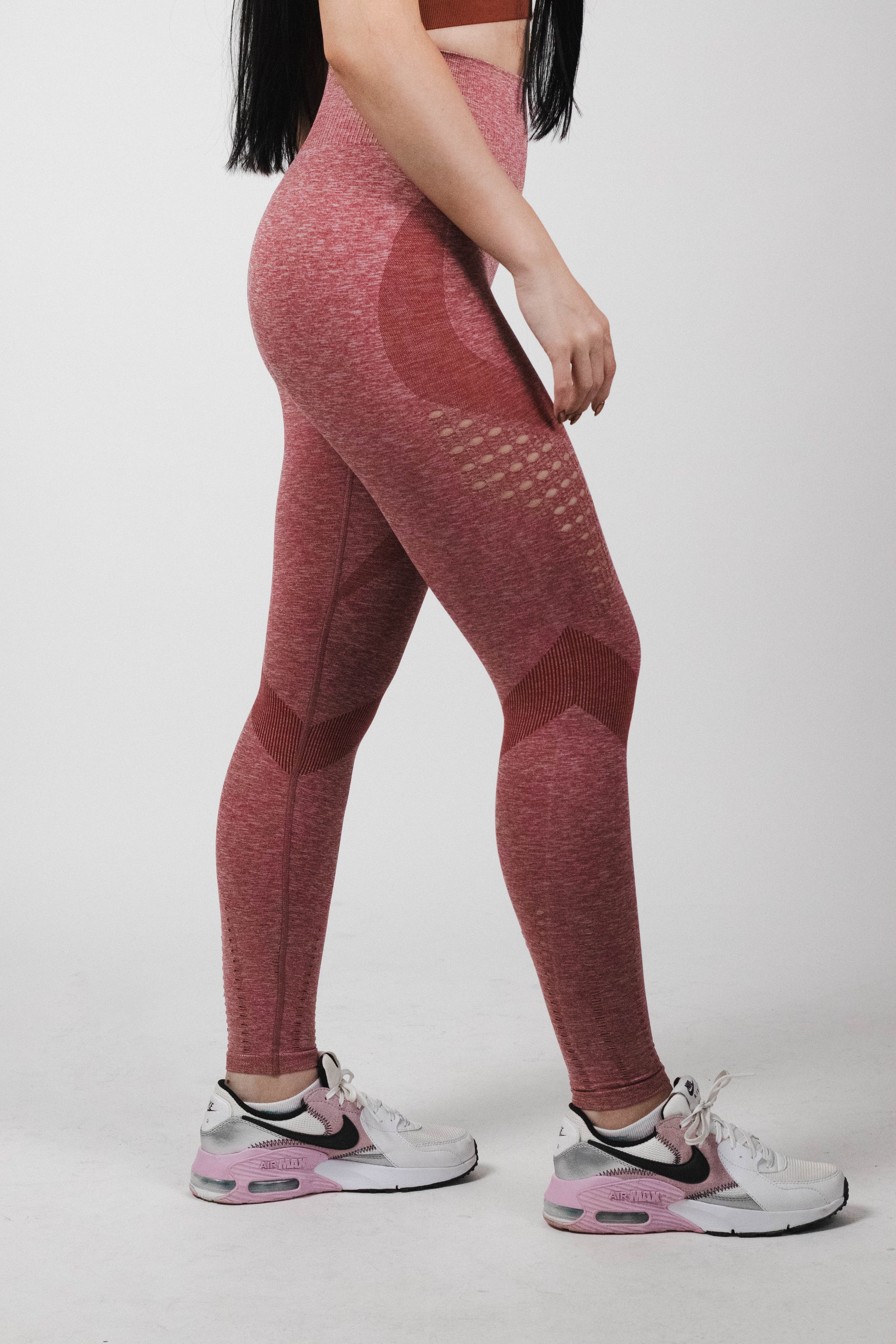 MELANGE BUBBLE MOTION SEAMLESS LEGGING