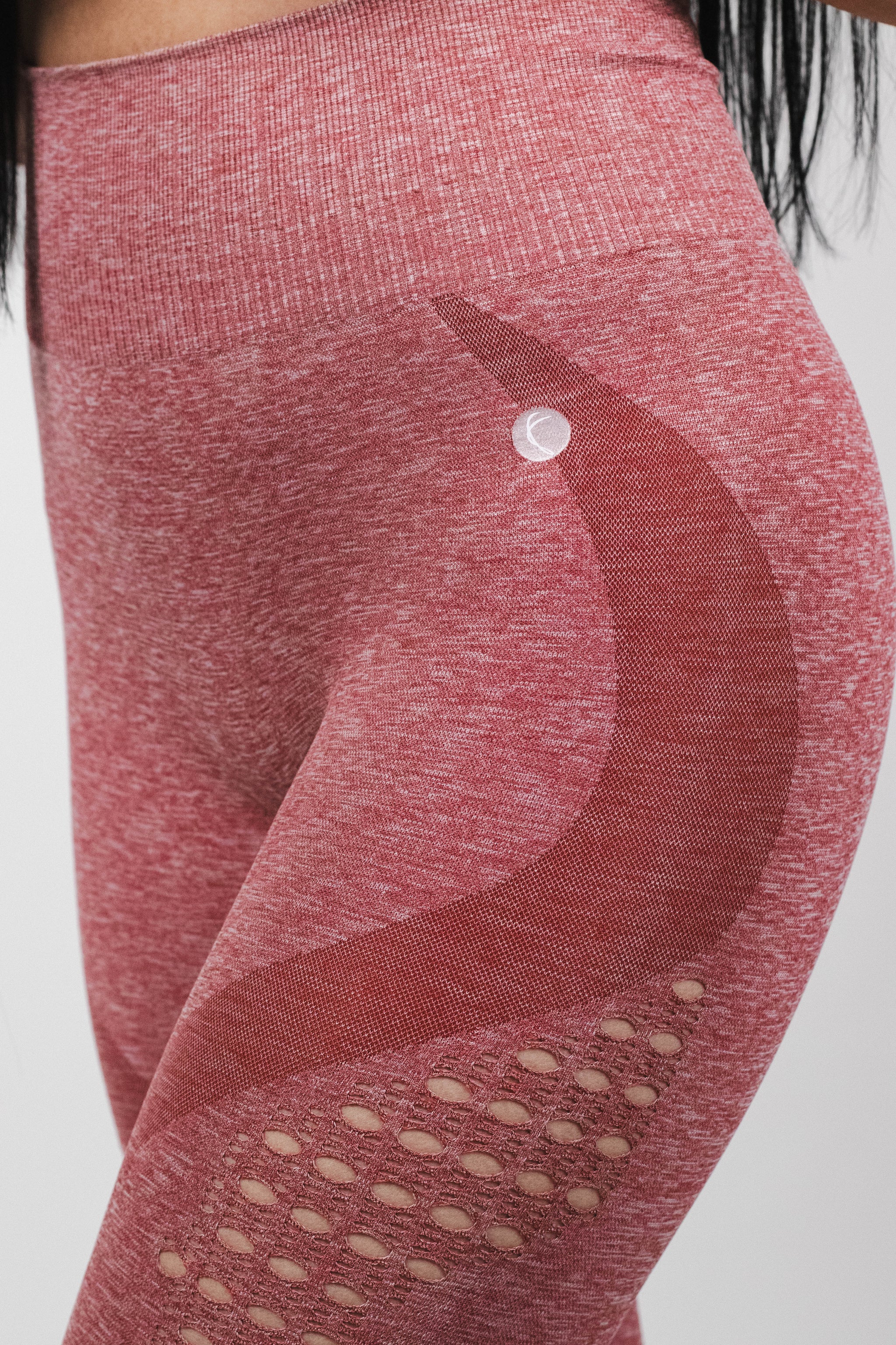 MELANGE BUBBLE MOTION SEAMLESS LEGGING